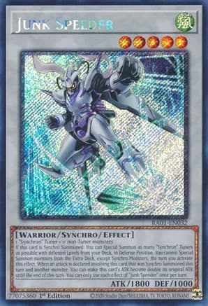 Junk Speeder (Platinum Secret Rare) — 25th Anniversary Rarity Collection