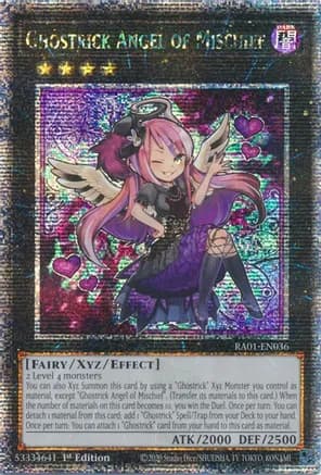 Ghostrick Angel of Mischief (Quarter Century Secret Rare) — 25th Anniversary Rarity Collection