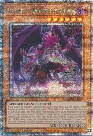Blackwing - Simoon the Poison Wind (Quarter Century Secret Rare) — 25th Anniversary Rarity Collection