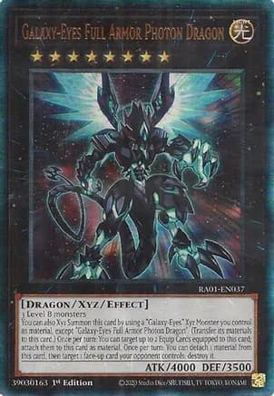 Galaxy-Eyes Full Armor Photon Dragon (PUR) — 25th Anniversary Rarity Collection