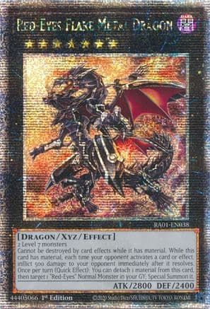 Red-Eyes Flare Metal Dragon (Quarter Century Secret Rare) — 25th Anniversary Rarity Collection