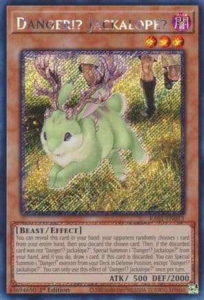 Danger!? Jackalope? (Platinum Secret Rare) — 25th Anniversary Rarity Collection