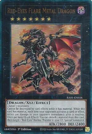 Red-Eyes Flare Metal Dragon (PUR) — 25th Anniversary Rarity Collection