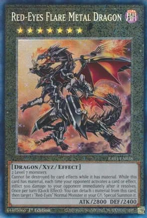 Red-Eyes Flare Metal Dragon (PCR) — 25th Anniversary Rarity Collection