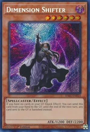 Dimension Shifter (Secret Rare) — 25th Anniversary Rarity Collection