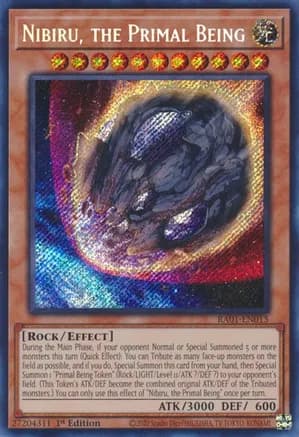 Nibiru, the Primal Being (Secret Rare) — 25th Anniversary Rarity Collection