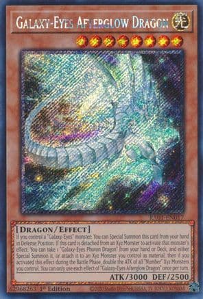 Galaxy-Eyes Afterglow Dragon (Platinum Secret Rare) — 25th Anniversary Rarity Collection