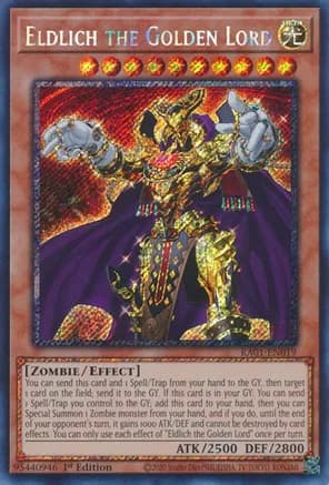 Eldlich the Golden Lord (Platinum Secret Rare) — 25th Anniversary Rarity Collection