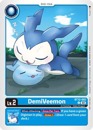 DemiVeemon (NYCC 2023 Demo Deck) — Digimon Demo Deck Exclusive Cards Digimon Card Game card by Ryodan