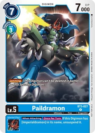 Paildramon (BT3-027) (NYCC 2023 Demo Deck) — Digimon Demo Deck Exclusive Cards Digimon Card Game card by Akiyoshi Honga, Toei Animation