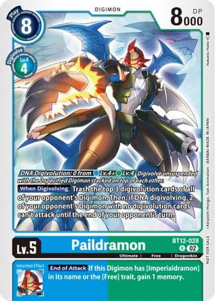 Paildramon (NYCC 2023 Demo Deck) — Digimon Demo Deck Exclusive Cards Digimon Card Game card by Nakano Haito
