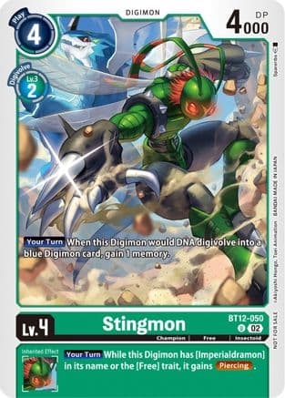Stingmon (NYCC 2023 Demo Deck) — Digimon Demo Deck Exclusive Cards