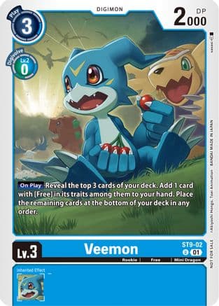 Veemon (ST9-02) (NYCC 2023 Demo Deck) — Digimon Demo Deck Exclusive Cards