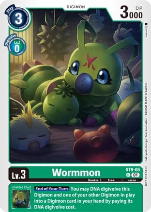 Wormmon (NYCC 2023 Demo Deck) — Digimon Demo Deck Exclusive Cards