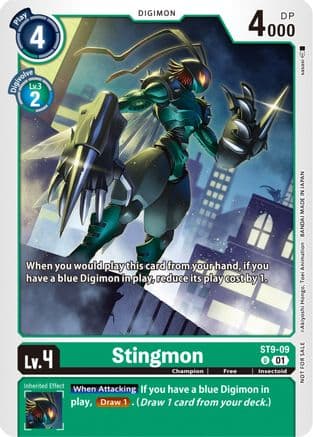 Stingmon (ST9-09) (NYCC 2023 Demo Deck) — Digimon Demo Deck Exclusive Cards