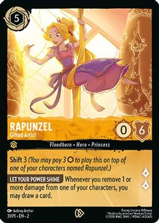 Rapunzel - Gifted Artist — Disney Lorcana Promo Cards