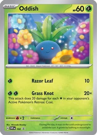 Oddish - 102 — SV: Scarlet & Violet Promo Cards