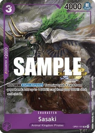 Sasaki (CS 2023 Event Pack) — One Piece Promotion Cards