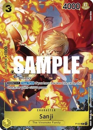 Sanji (CS 2023 Event Pack) — One Piece Promotion Cards
