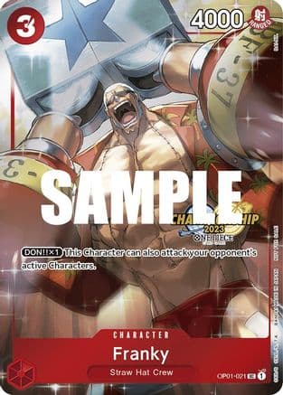 Franky (CS 2023 Celebration Pack) — One Piece Promotion Cards