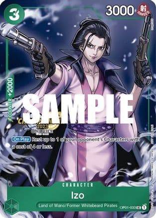 Izo (CS 2023 Celebration Pack) — One Piece Promotion Cards