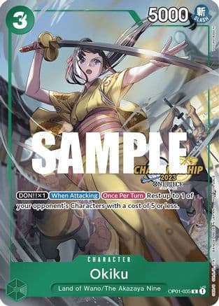 Okiku (CS 2023 Celebration Pack) — One Piece Promotion Cards