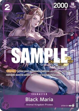 Black Maria (CS 2023 Celebration Pack) — One Piece Promotion Cards