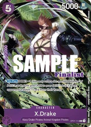 X.Drake (CS 2023 Top Players Pack) [Finalist] — One Piece Promotion Cards
