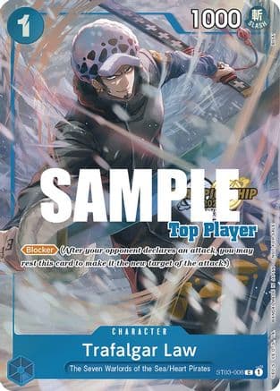 Trafalgar Law (CS 2023 Top Players Pack) — One Piece Promotion Cards
