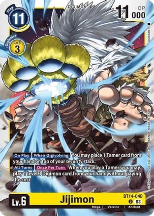 Jijimon — Blast Ace Digimon Card Game card by GOSSAN