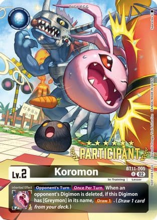 Koromon (Digimon 3-On-3 Participation) — Dimensional Phase
