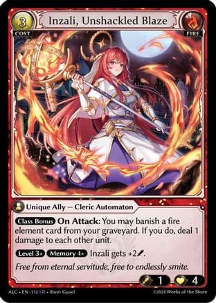 Inzali, Unshackled Blaze — Alchemical Revolution