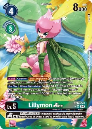 Lillymon ACE (Alternate Art) — Blast Ace