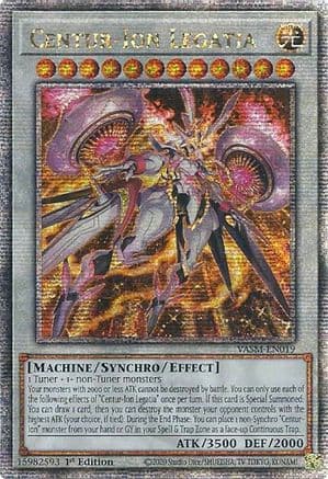 Centur-Ion Legatia (Quarter Century Secret Rare) — Yu-Gi-Oh! card