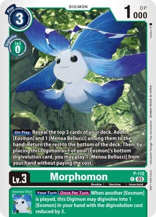 Morphomon - P-112 (3rd Anniversary Survey Pack) — Digimon Promotion Cards