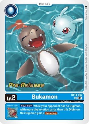Bukamon — Blast Ace Pre-Release Cards