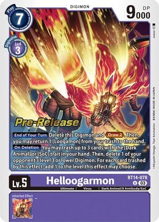 Helloogarmon — Blast Ace Pre-Release Cards