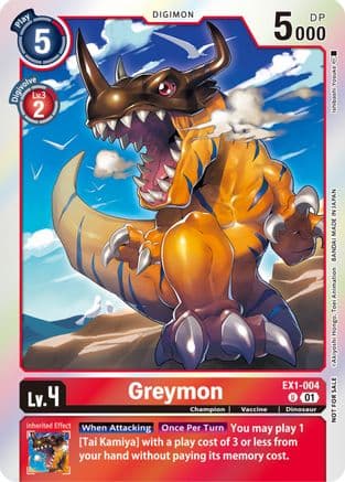 Greymon (Blast Ace Double Pack Set) — Classic Collection