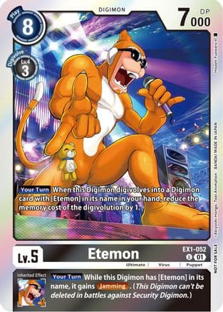 Etemon (Blast Ace Double Pack Set) — Classic Collection Digimon Card Game card by Masaru Fujiwara
