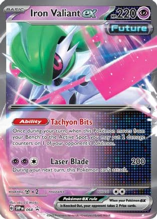 Iron Valiant ex - 068 — SV: Scarlet & Violet Promo Cards Pokémon TCG card by CG Works