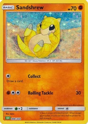 Sandshrew — Trading Card Game Classic