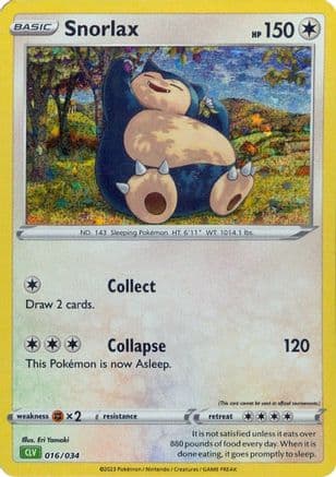 Snorlax — Trading Card Game Classic Pokémon TCG card by Eri Yamoki