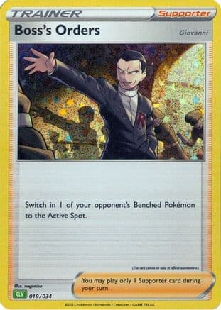 Boss's Orders (CLV) — Trading Card Game Classic Pokémon TCG card by nagimiso