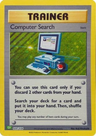 Computer Search (CLV) — Trading Card Game Classic Pokémon TCG card by Keiji Kinebuchi