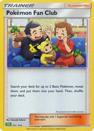 Pokemon Fan Club (CLV) — Trading Card Game Classic
