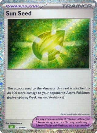 Sun Seed — Trading Card Game Classic Pokémon TCG card by Toyste Beach