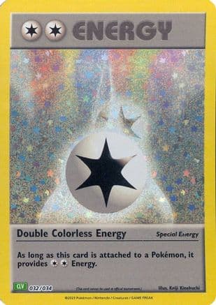Double Colorless Energy (CLV) — Trading Card Game Classic Pokémon TCG card by Keiji Kinebuchi