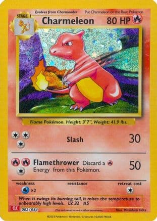 Charmeleon — Trading Card Game Classic Pokémon TCG card by kodama