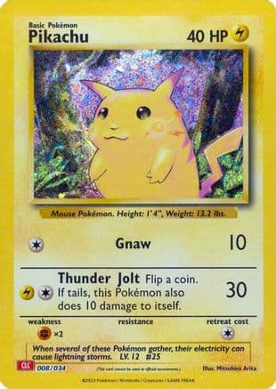 Pikachu — Pokémon TCG card