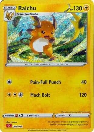 Raichu — Trading Card Game Classic